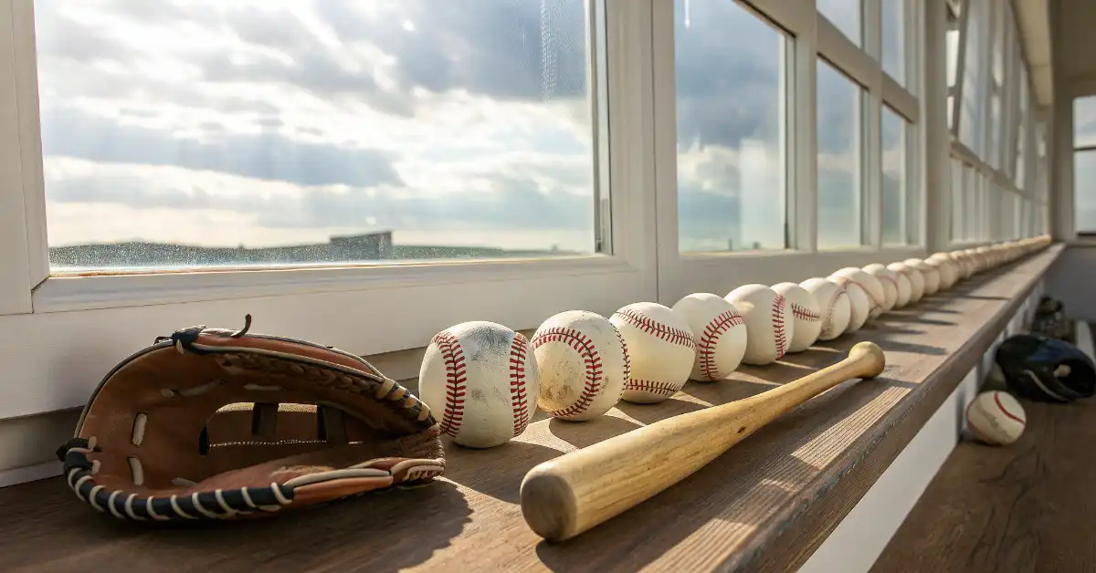 Baseballs finally back