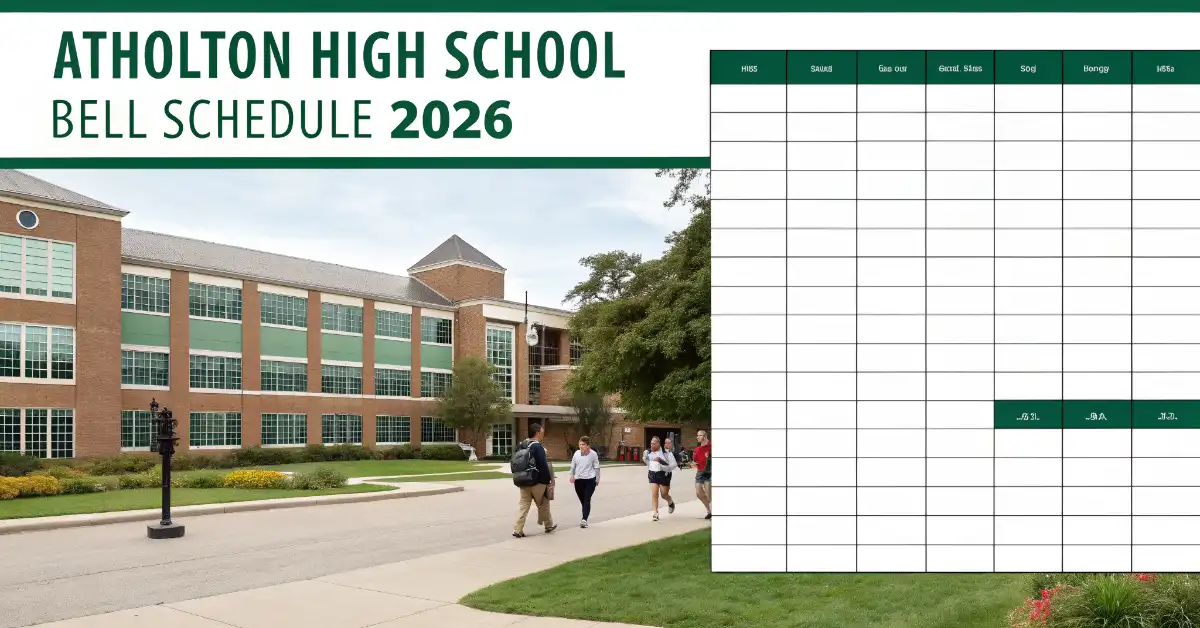Atholton Bell Schedule 2026