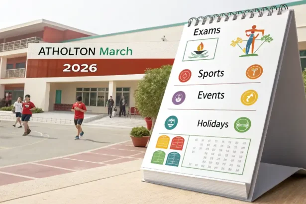 Atholton March Calendar 2026