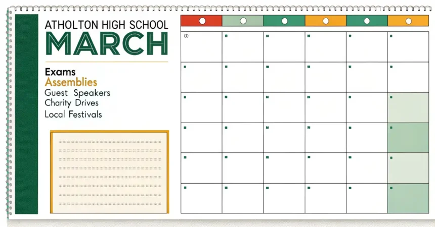 Atholton March Calendar