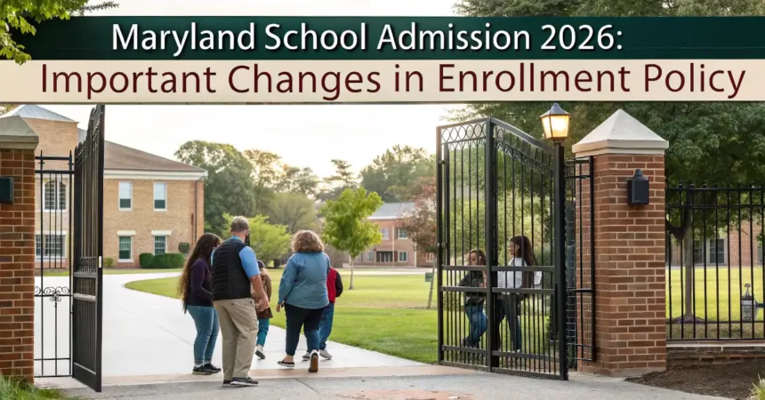 Maryland School Admission 2026 Important Changes in Enrollment Policy