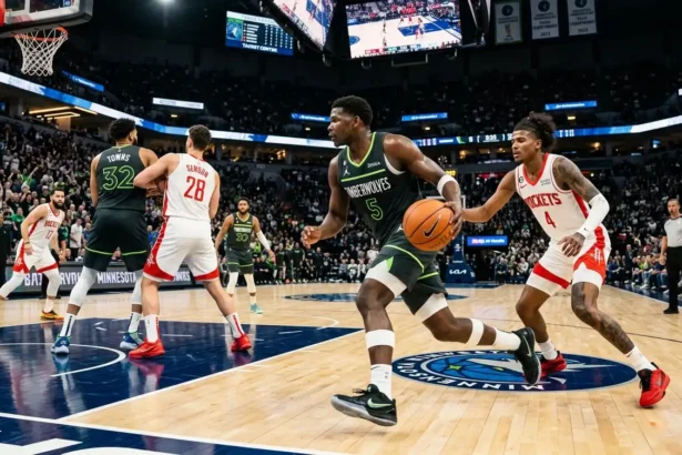 Houston Rockets vs Timberwolves Match Player Stats
