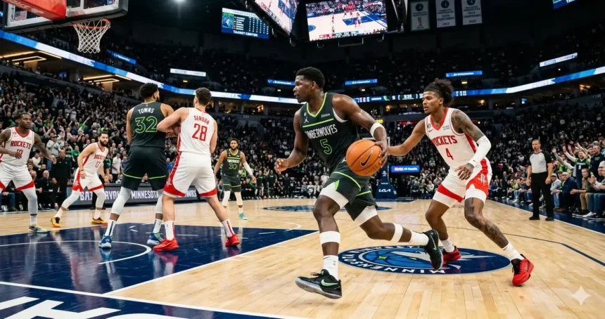 Houston Rockets vs Timberwolves Match Player Stats