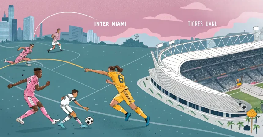 Inter Miami vs Tigres UANL timeline