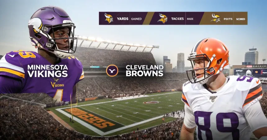 Minnesota Vikings vs Cleveland Browns Match Player Stats
