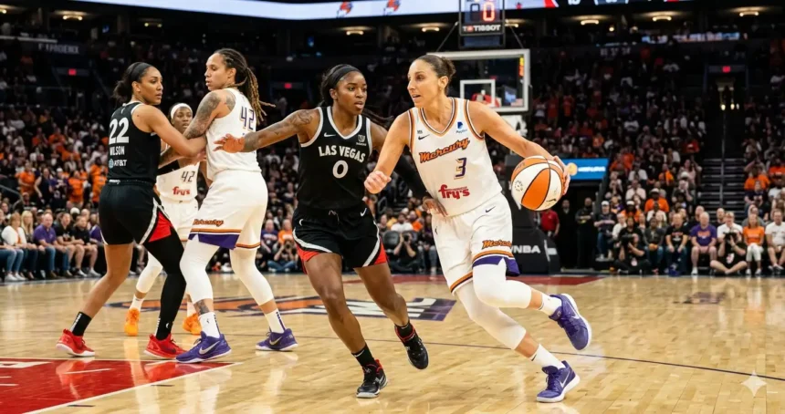 Phoenix Mercury vs Las Vegas Aces Match Player Stats
