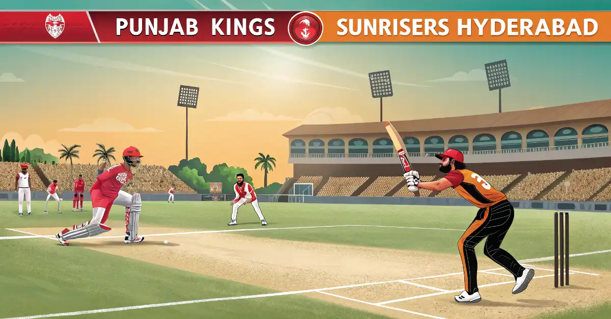 Punjab Kings vs Sunrisers Hyderabad Timeline