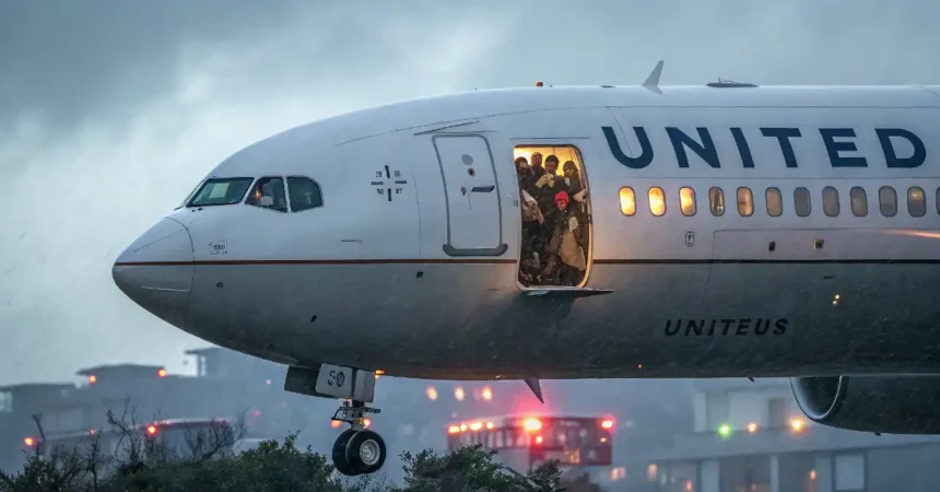 United Airlines Flight UA82 Emergency