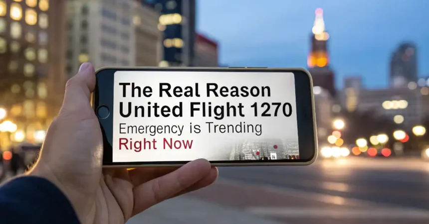 United Flight 1270 Emergency