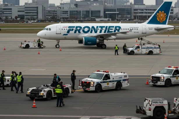 bomb threat frontier airlines