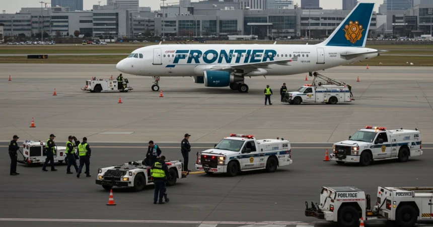 bomb threat frontier airlines