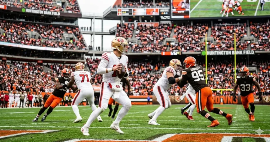 49ers vs Cleveland Browns match player stats