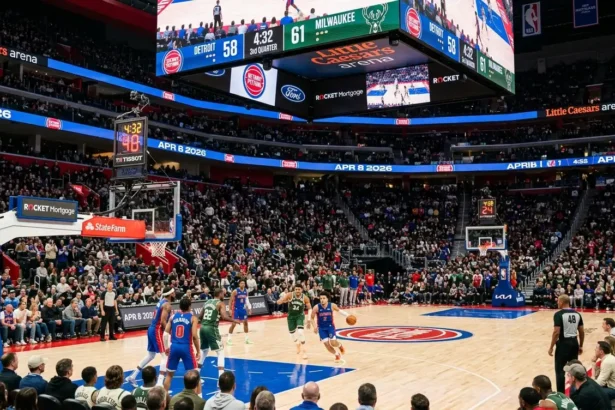 Bucks @ Pistons Complete Game Schedule for April 8, 2026