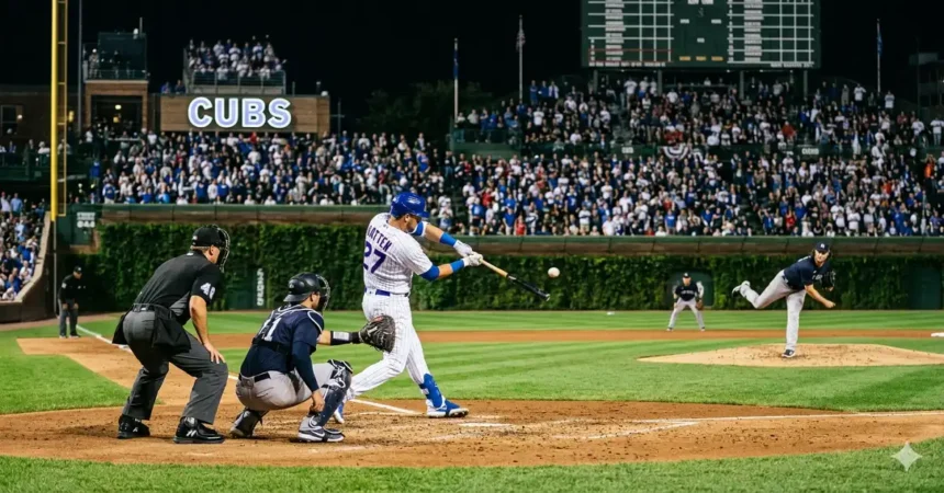 Chicago Cubs vs New York Yankees match player stats