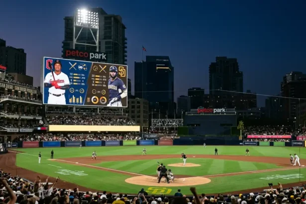 Cleveland Guardians vs Padres match player stats