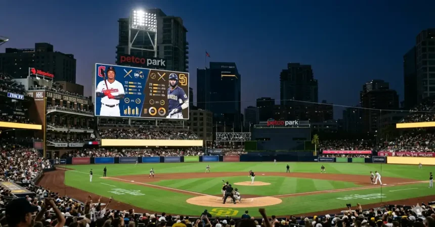 Cleveland Guardians vs Padres match player stats