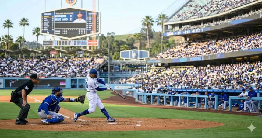 Dodgers vs Toronto Blue Jays Timeline