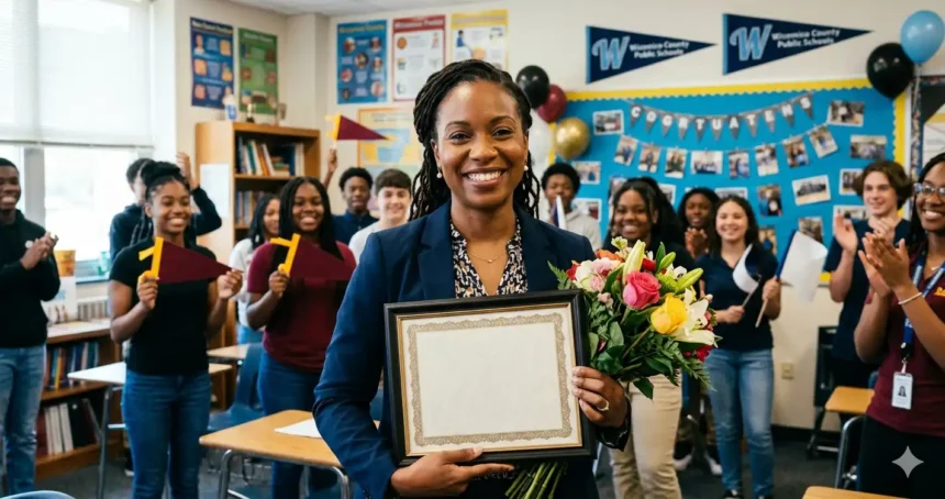 Dr. Chelsea Taylor Wicomico Teacher of the Year