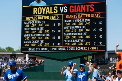 Kansas City Royals vs San Francisco Giants Match Player Stats