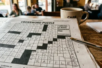 Lotteries or Races Crossword Clue