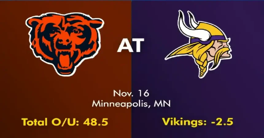 Minnesota Vikings vs Chicago Bears Match Player Stats