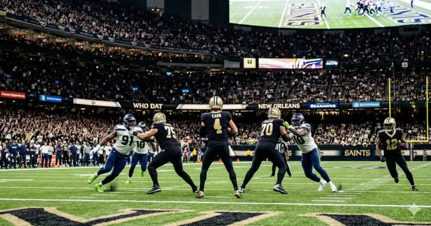 New Orleans Saints vs Seahawks match player stats