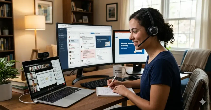 Remote Online Moderator Paid Training Jobs