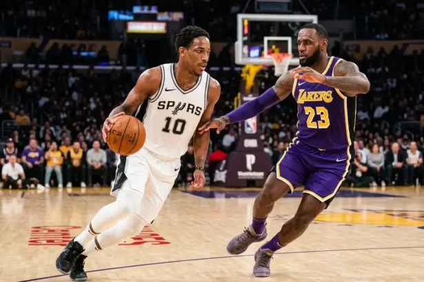 San Antonio Spurs vs Lakers Match Player Stats