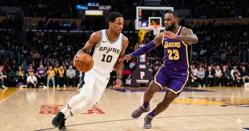 San Antonio Spurs vs Lakers Match Player Stats