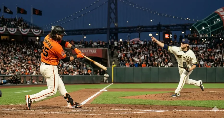 San Francisco Giants vs Milwaukee Brewers Match Player Stats
