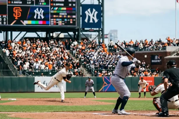 San Francisco Giants vs New York Yankees Match Player Stats