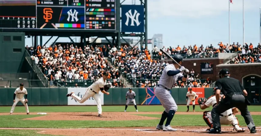 San Francisco Giants vs New York Yankees Match Player Stats