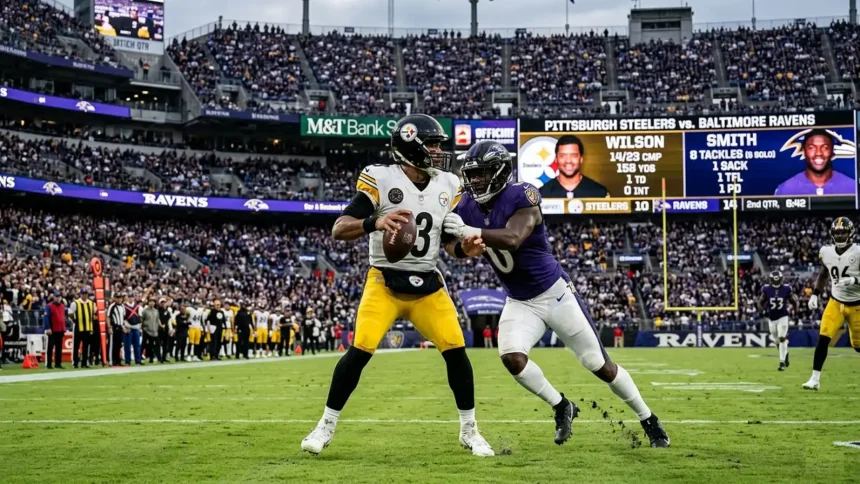Steelers vs Baltimore Ravens Match Player Stats Shift NFL