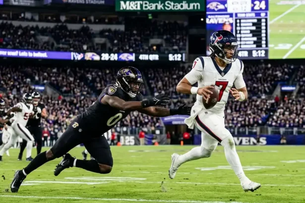 Texans VS Baltimore Ravens Match Player Stats
