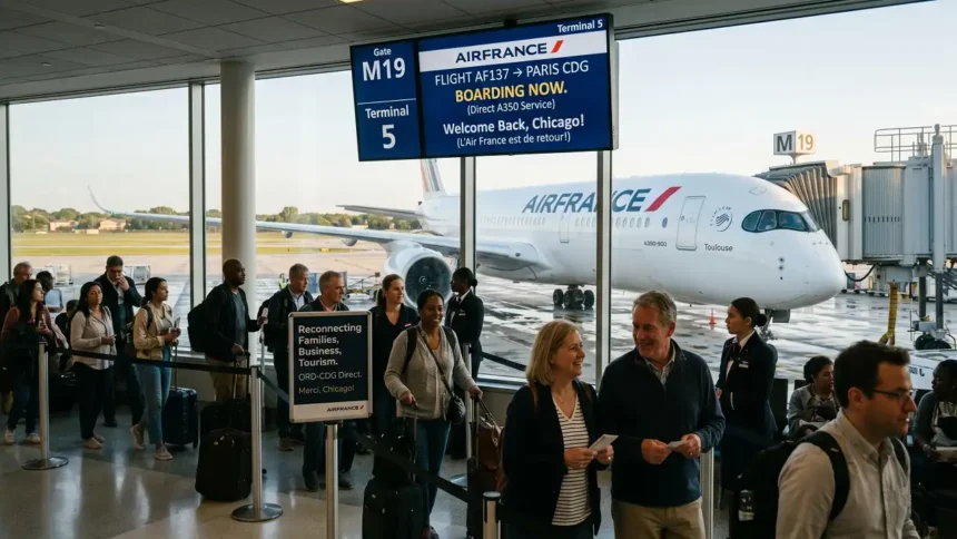 What the Air France a350 Chicago Flight Return Means Now