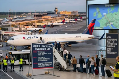Why Delta DL139 Venice Atlanta Diversion Amsterdam Matters