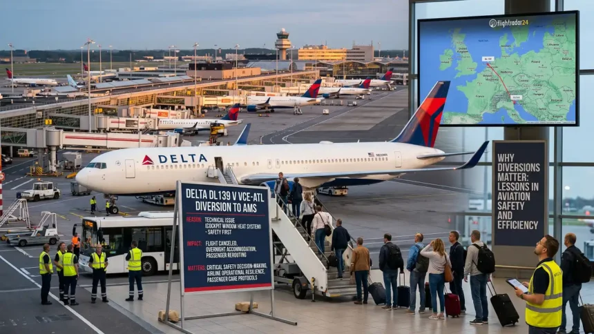 Why Delta DL139 Venice Atlanta Diversion Amsterdam Matters