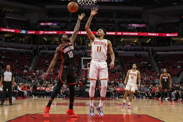 atlanta hawks vs houston rockets match player stats