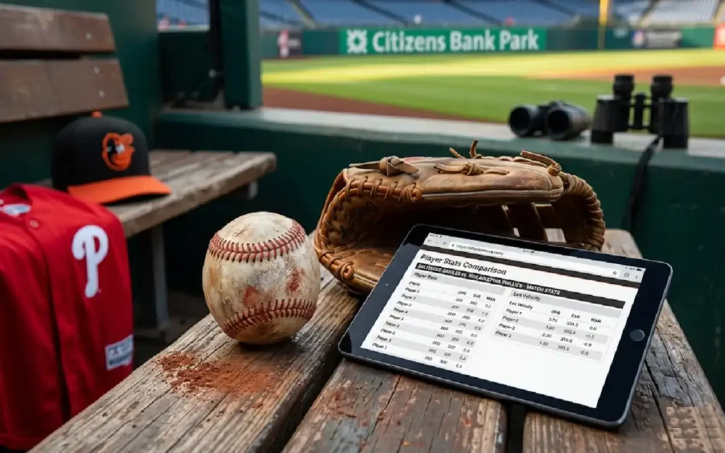 baltimore orioles vs phillies match player stats