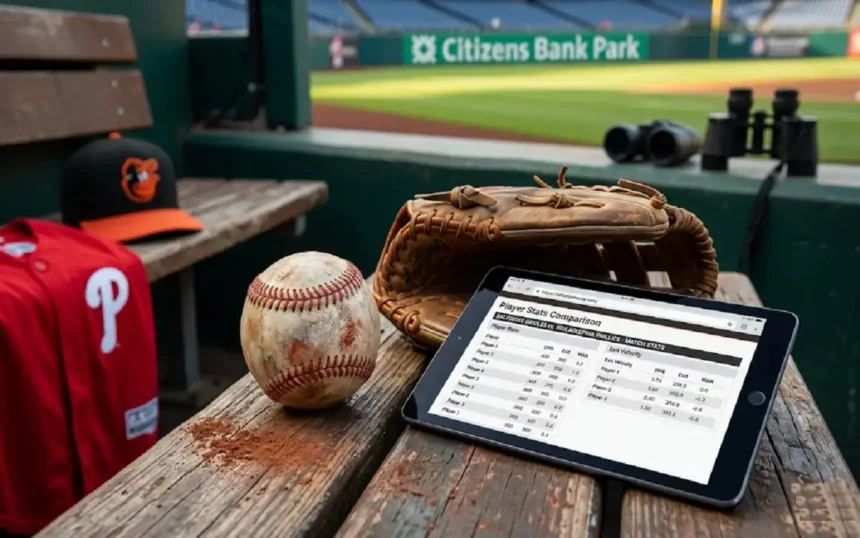 baltimore orioles vs phillies match player stats