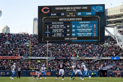 chicago bears vs detroit lions match player stats
