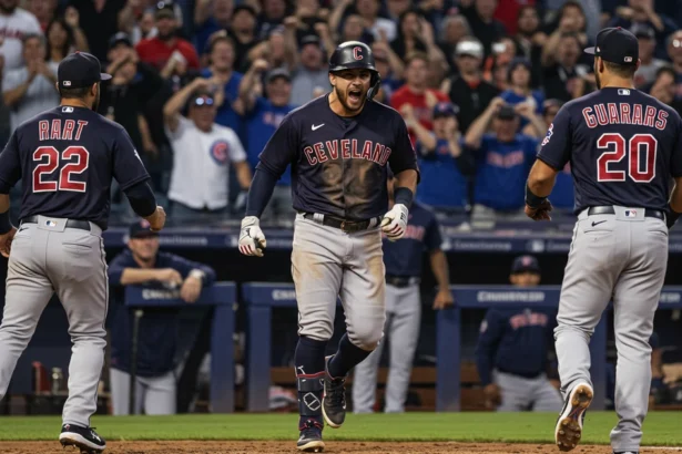 cleveland guardians vs chicago cubs match player stats