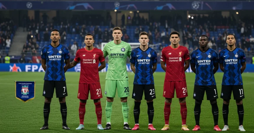 Inter Milan vs Liverpool f.c. lineups