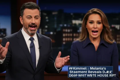 jimmy kimmel melania surprise statement