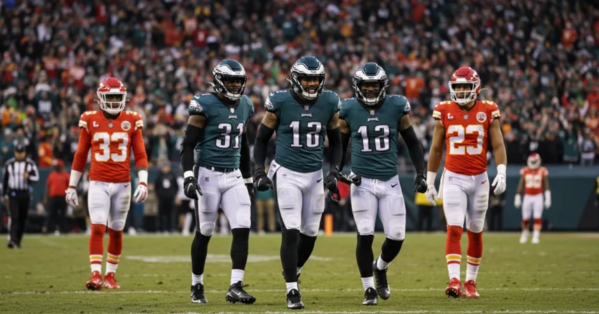 Kansas city chiefs vs Philadelphia Eagles match player stats