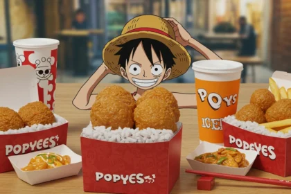 one piece popeyes collab bento box