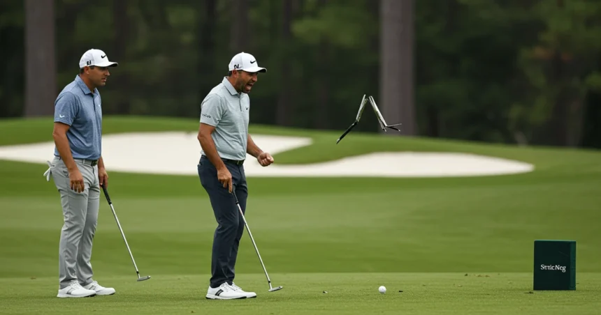sergio garcia breaks driver masters