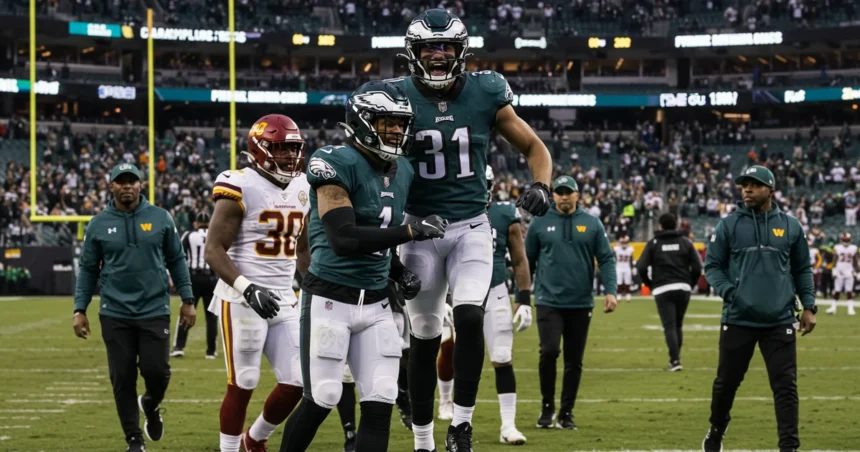 Washington Commanders vs Philadelphia Eagles match player stats