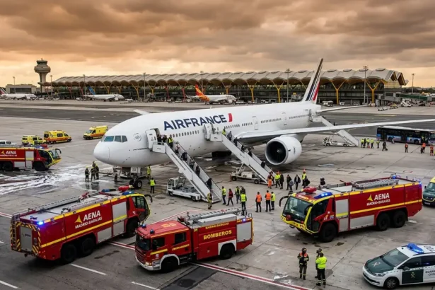 Air France Flight Emergency Madrid Diversion Demands Action