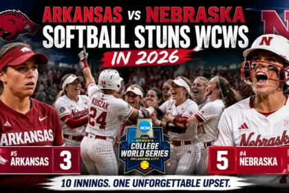 Arkansas vs Nebraska Softball Stuns WCWS in 2026